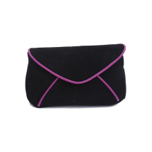 High Quality Neoprene Fabric Purple Cosmetic Bags